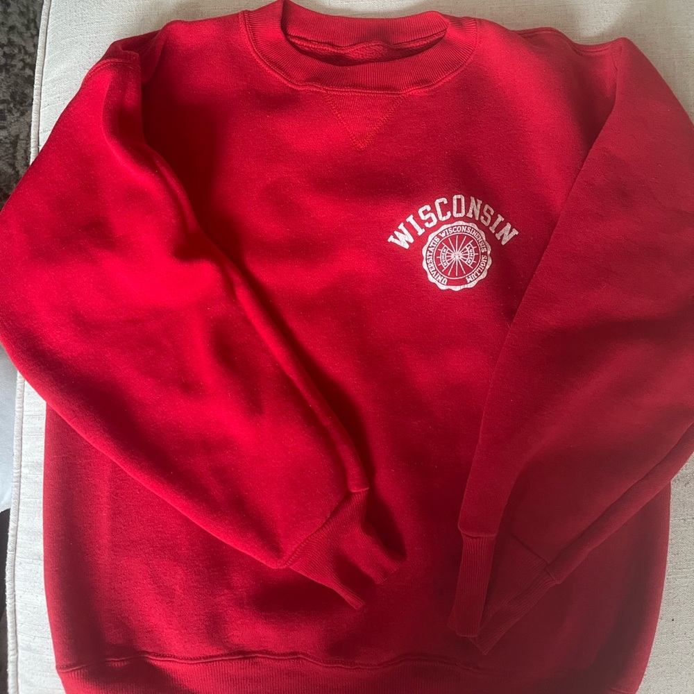 Vintage Wisconsin crew neck